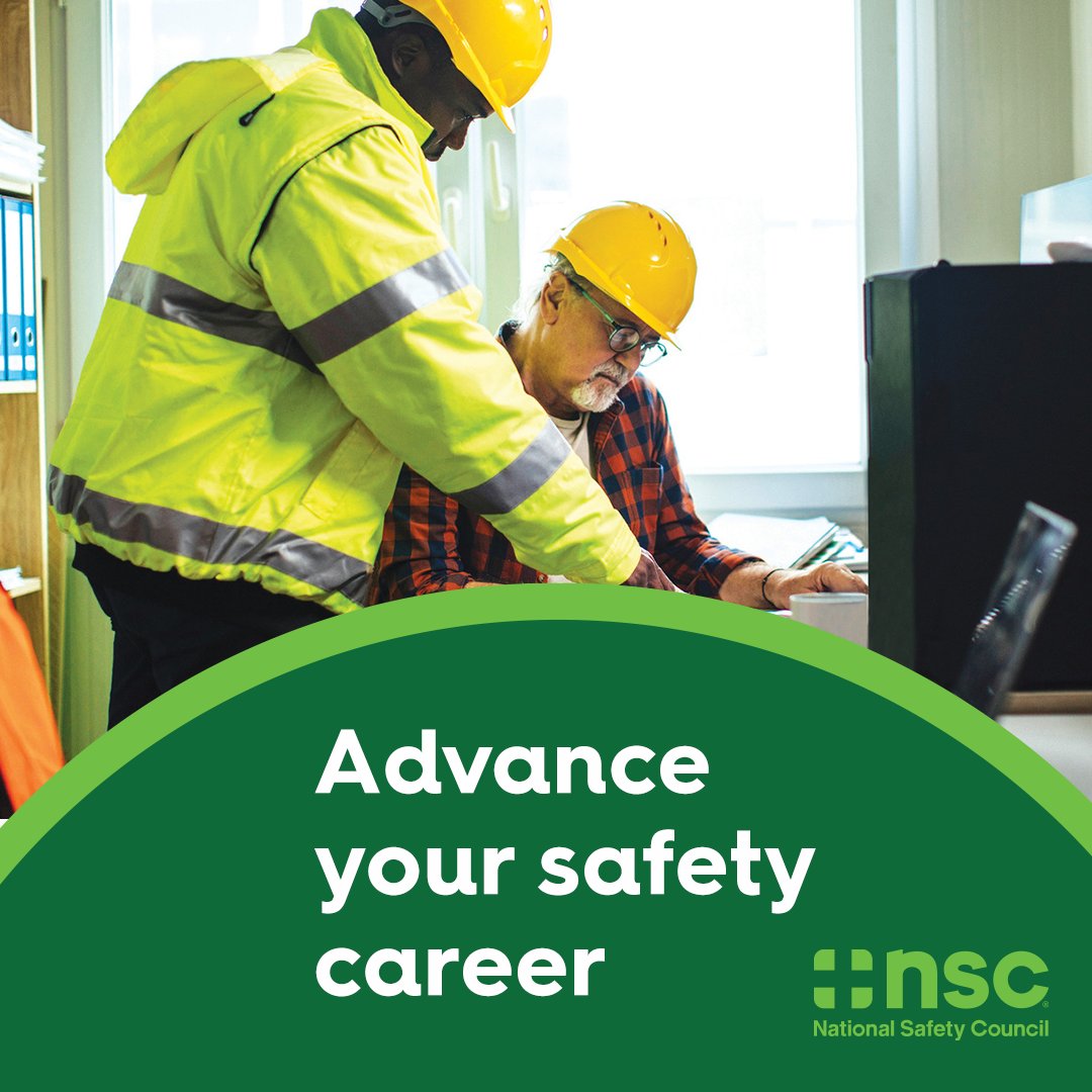 NSCsafety's tweet photo. #WorkplaceSafety means #SafetyForEveryone and we are here to help by providing life-saving training, including the nationally-recognized Advanced Safety Certificate program. https://t.co/1osAAoLsei