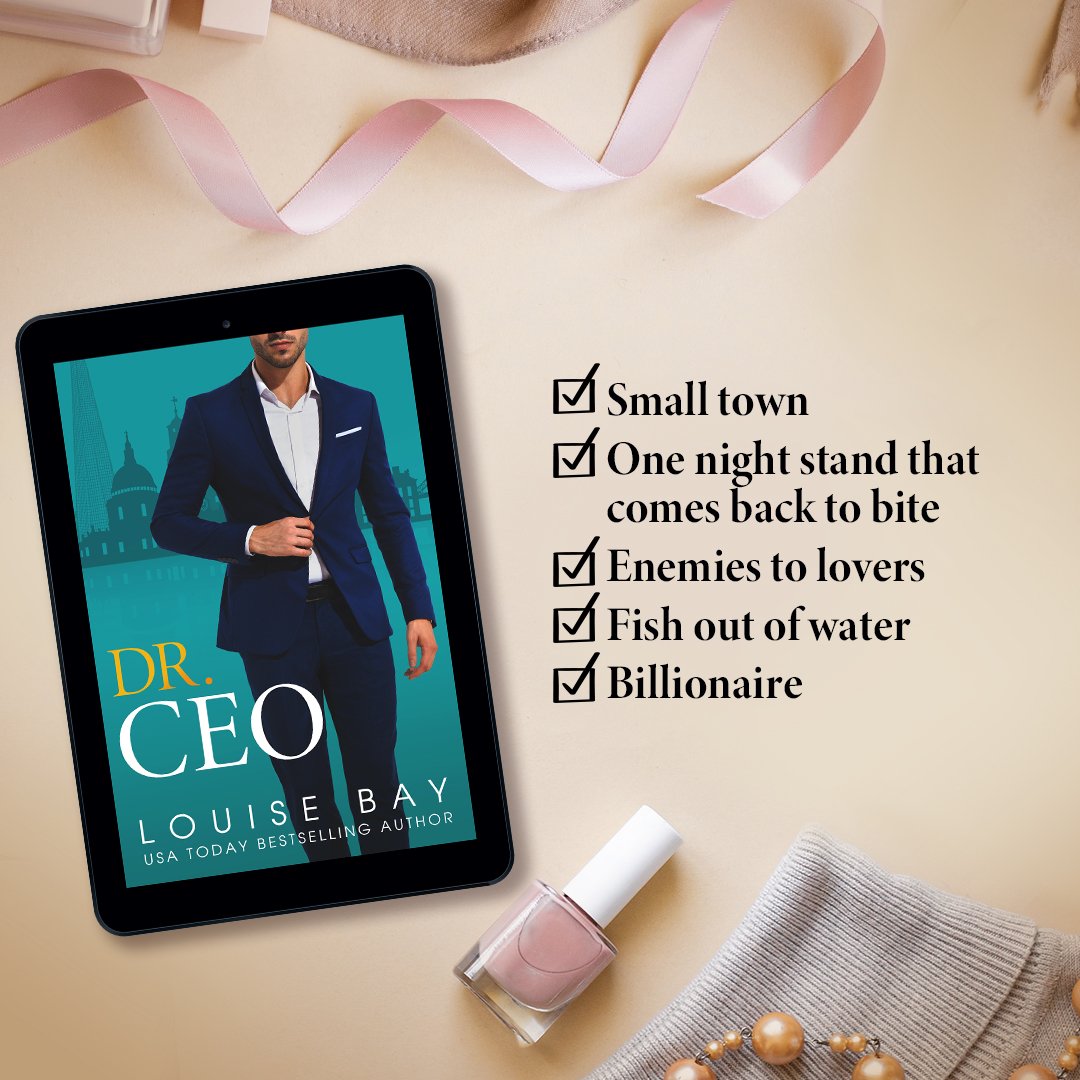 gabbysreading's tweet photo. She hates him. He can’t get enough of her.

DR CEO, a standalone, enemies to lovers, small town, billionaire romance with a guaranteed HEA.
by Louise Bay is available now on Kindle Unlimited! https://t.co/0JqUXJM9nS

Audio: https://t.co/DZCzEYxql2 https://t.co/w1gdSzpZHp