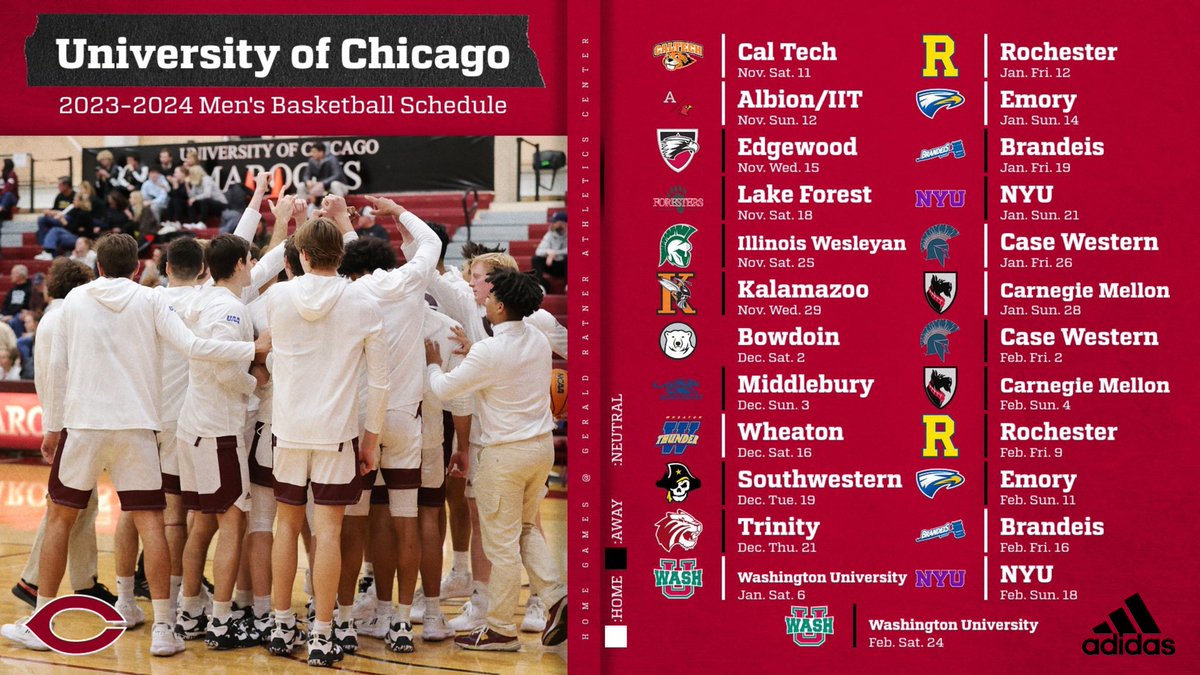 Here’s a look at our schedule for the upcoming 2023-2024 season! Ready to get to work 💪