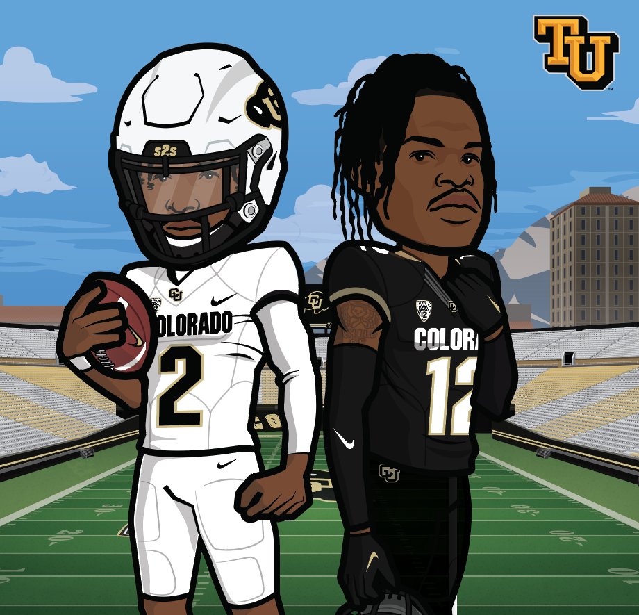 Colorado “Dynamic Duo” Tyke set. Are Travis Hunter and Shedeur Sanders the top duo in college football? If not, who is your pick?