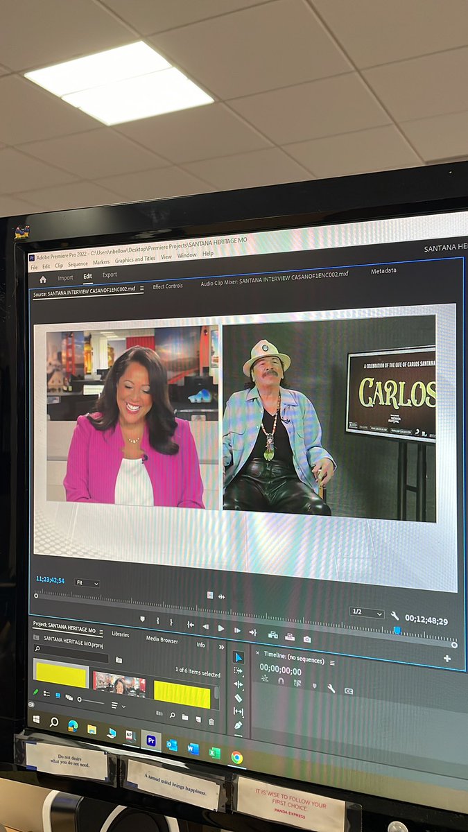 Interviewed THE Carlos Santana this week 🤌🏽 story to come <a href="/kron4news/">KRON4 News</a>