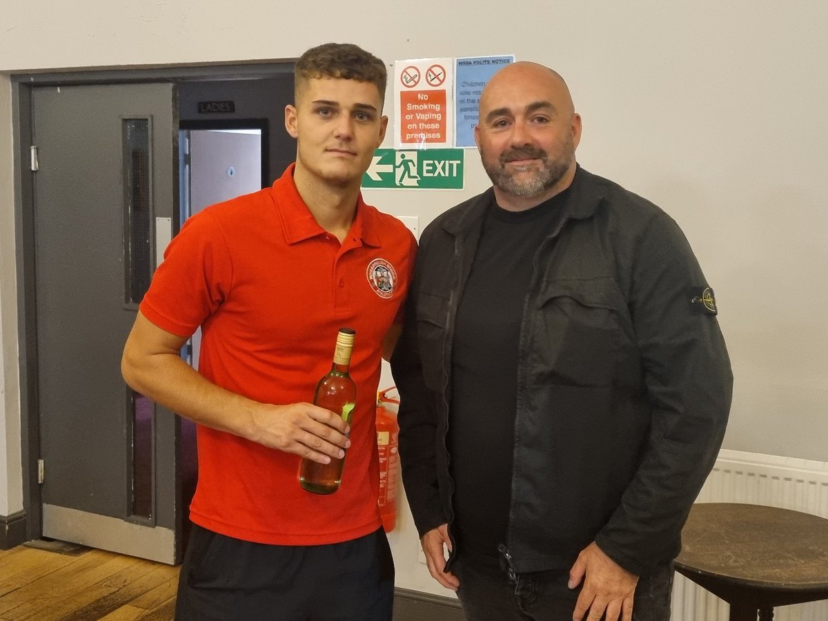 Well done to tonight's Totally Training Man of the Match <a href="/jcawthorn29/">Jack Cawthorn</a> and also @Elliotwilson23 who was voted man of the Match against Shirebrook Town last Friday.