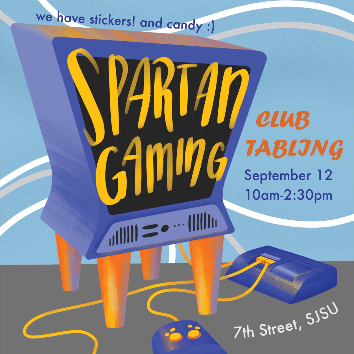 WE ARE TABLING NEXT WEEK! tell your friends