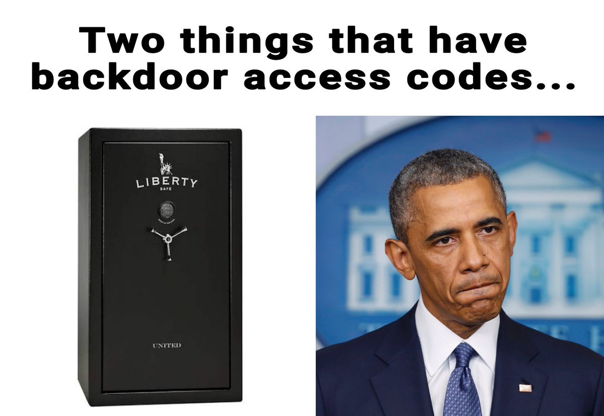 What do Liberty Safes and Barack Obama have in common?