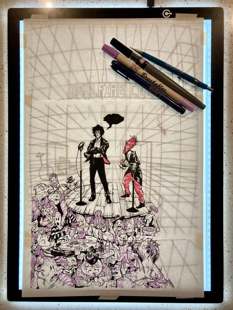 RonDanChan's tweet photo. Sandtember day 6! Moving our way across the bottom of the page. #sandtember https://t.co/LzzoZaJrFK