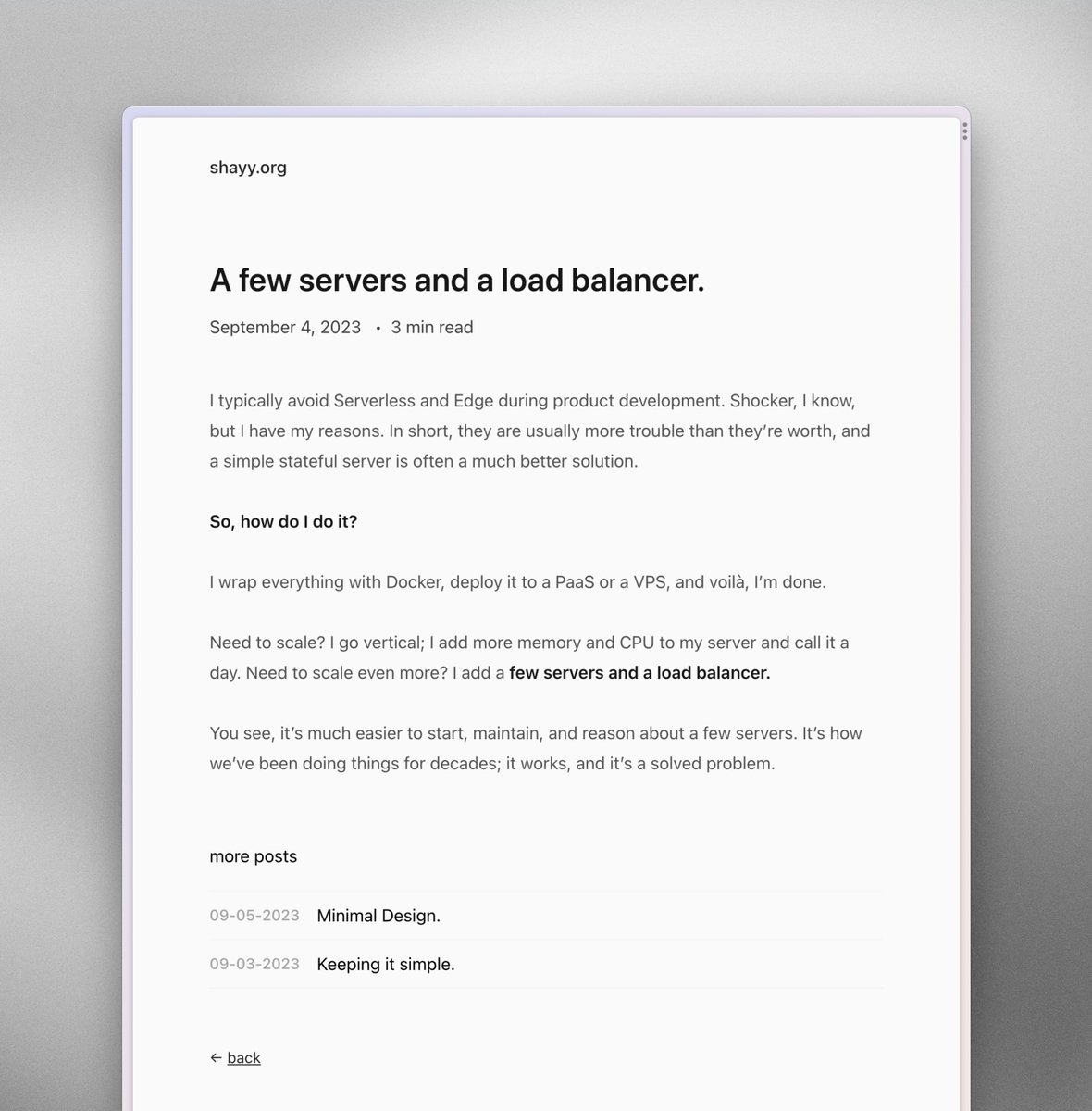ImSh4yy's tweet photo. A few servers and a load balancer.

https://t.co/2pRZlhWVr3 https://t.co/EW1hVQD6dS