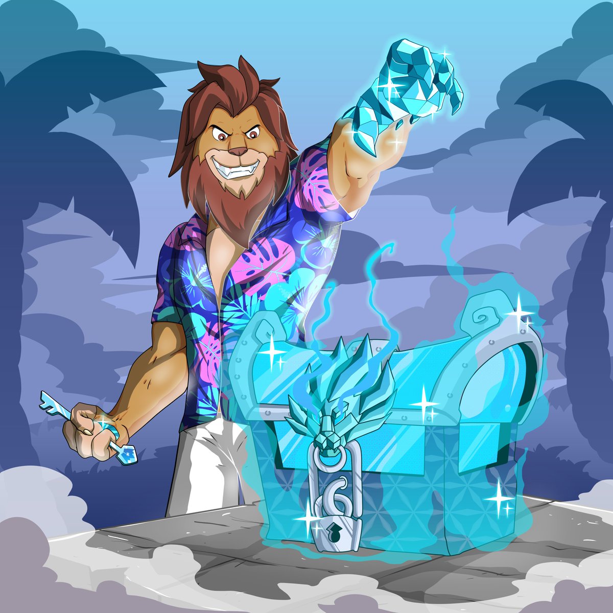 Lazy Lions rather than fighting AI, they use it in the best possible way. 

Have they figured out how to combine the 2 best technologies for an NFT project? (1/9) 🧵