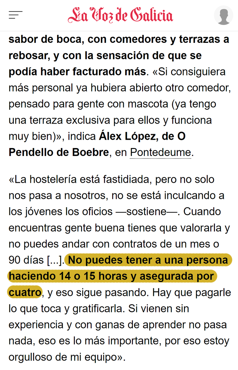 iagoprada's tweet photo. Es que, además, no contento con ir a llorarle a la prensa porque "si consiguiera personal ya hubiera abierto otro comedor" (no te jode, ¡Así cualquiera!), por encima intenta quedar bien quejándose de las cosas que él mismo hace.

Y nadie se lo discute, claro. https://t.co/A0szHqvDj6