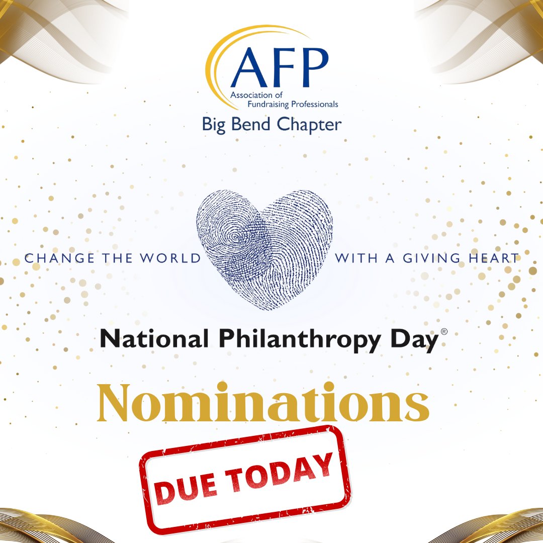 📢 LAST CALL FOR NOMINATIONS: 🏆 Today's the day! Help us honor the philanthropic leaders that make our community stronger through their generosity. Submit your nominations now and don't miss this chance to celebrate generosity and impact!
forms.gle/2JtoBQuxBSuhwy…