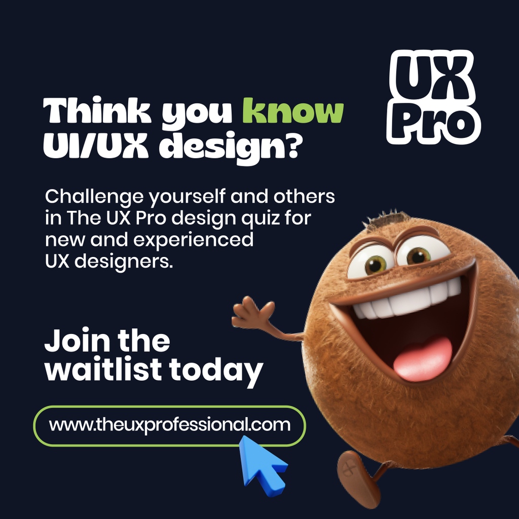BraveAchievers's tweet image. Searching for a cool and exciting way to boost your UX design abilities? Give The UX Pro design game a shot now!  Visit l8r.it/GjDi ⁠ to try it out
⁠
#uxpro⁠ #uiuxdesign #uiux #uxdesign #ux