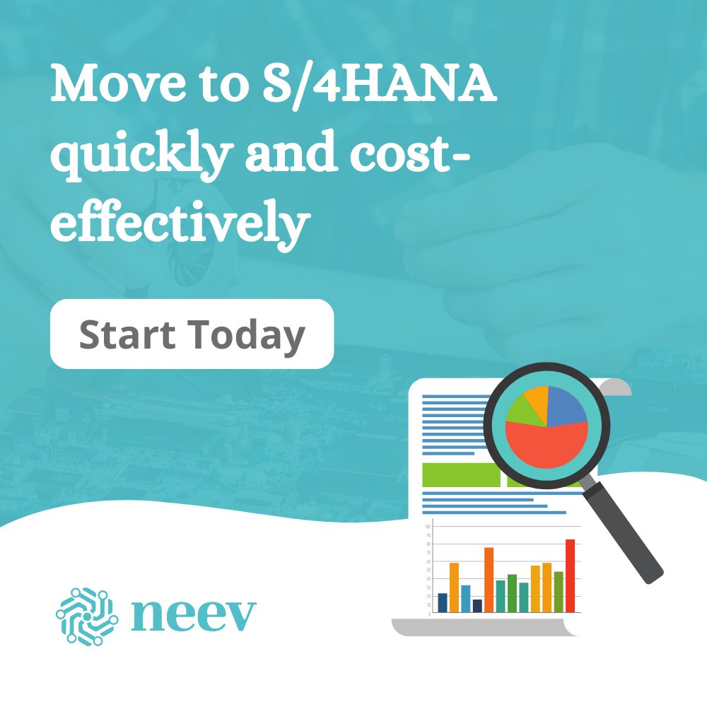 NeevData's tweet image. Accelerate Your Transition to S/4HANA with Neev Data: Implement Swift and Cost-Effective Solutions Customized to Meet Your Business Needs.
lnkd.in/eBQeyxMT
#s4hana #sapsolution #neev #neevdata #datamanagement