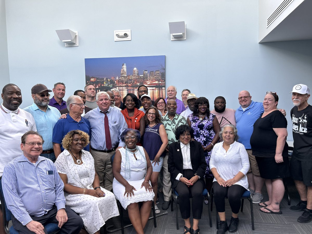 Today I was honored to attend the Philadelphia Democratic City Committee’s weekly luncheon to express my gratitude to the Ward Leaders that supported me during the primary. As the General Election approaches, it’s important that we come together and unite! #OnePhilly