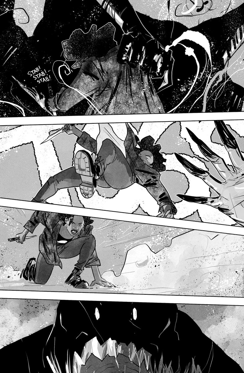 superseriouscom's tweet photo. STAB! STAB! STAB! #DuskWitch is live on
@Kickstarter and almost funded in one day! Go check it out to see for yourself what all the hype is about!
#horror #comics #indiecomics #kickstarterreads https://t.co/P52tAi0nRX
