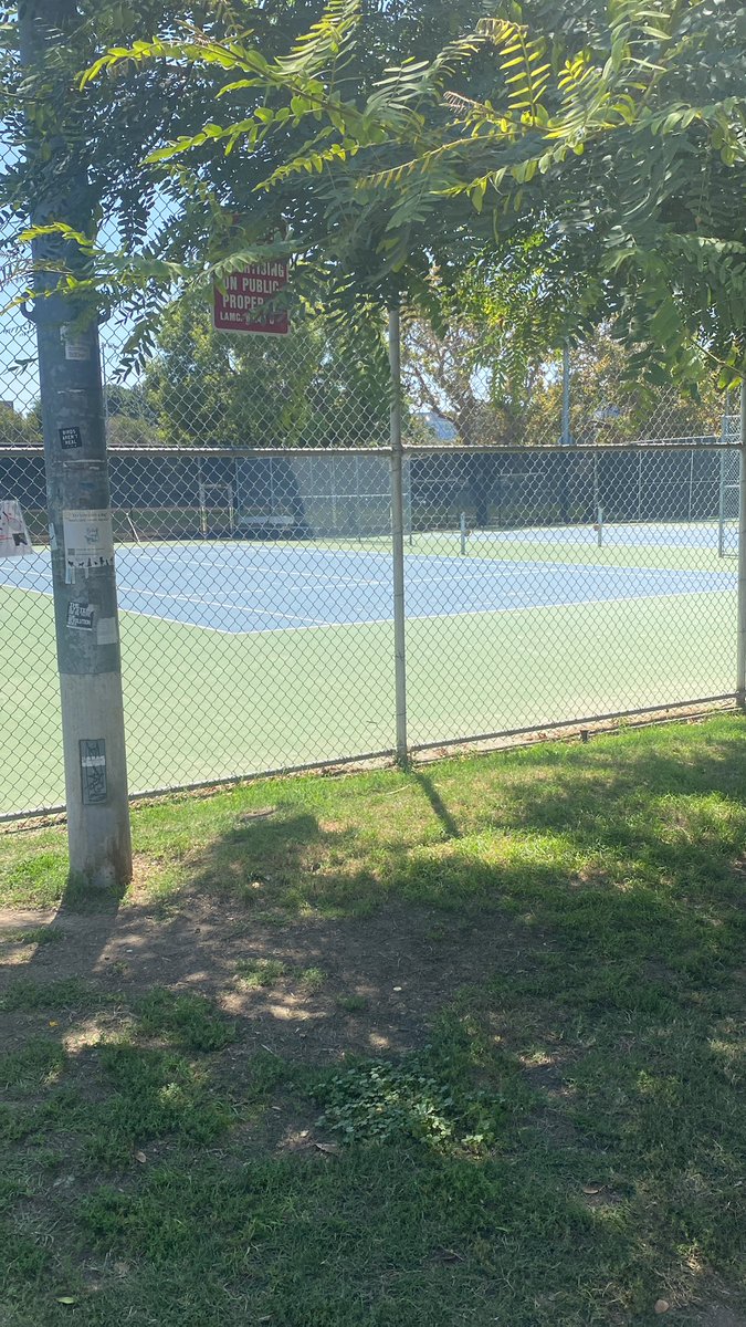 Hey @lacountyparks — why do we have a 9% tax rate but leave courts unpaved without nets for months at Stoner Park?