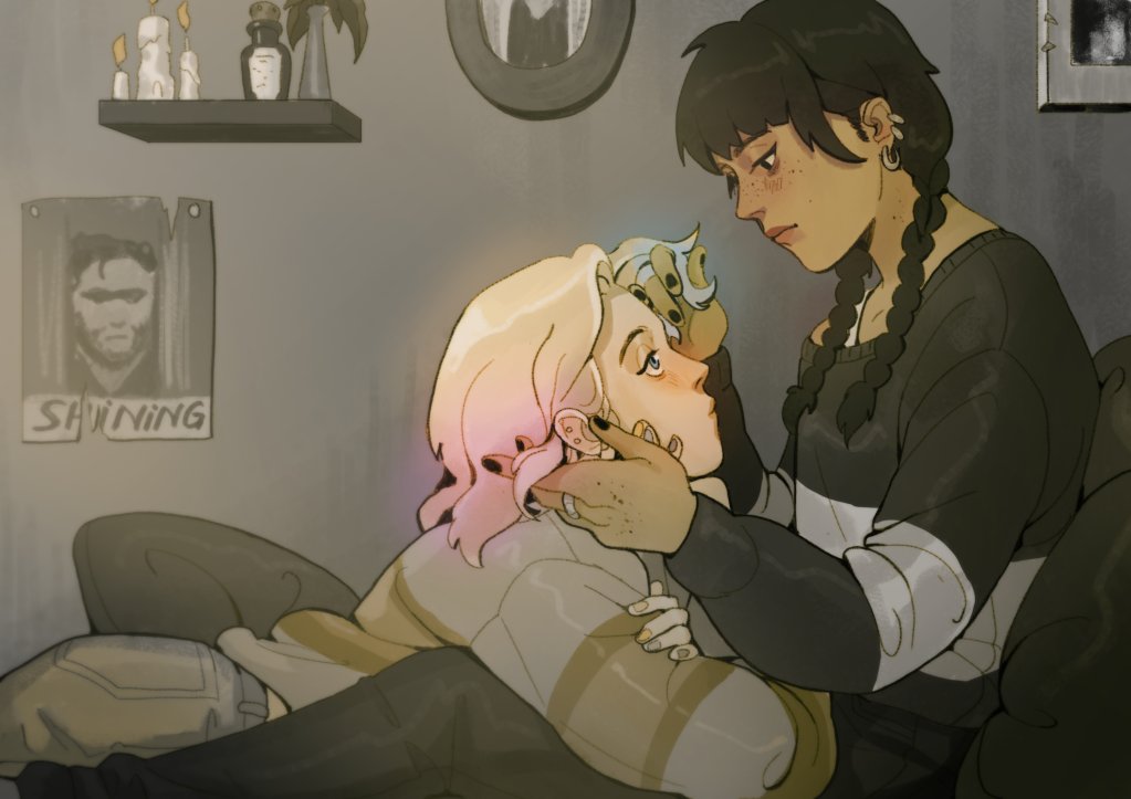 Kris6758's tweet image. "Desperately needed splash of color"
#wenclair #wednesdaynetflix #wednesdayaddams #enidsinclair