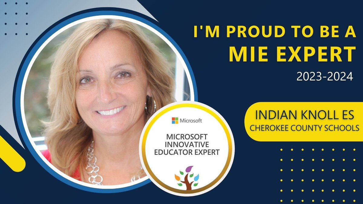 Another year of leading and learning at @IndianKnollES 💙❤️💛 with @MicrosoftEDU #MIEExpert #GAMIEE #IKESmsEDU