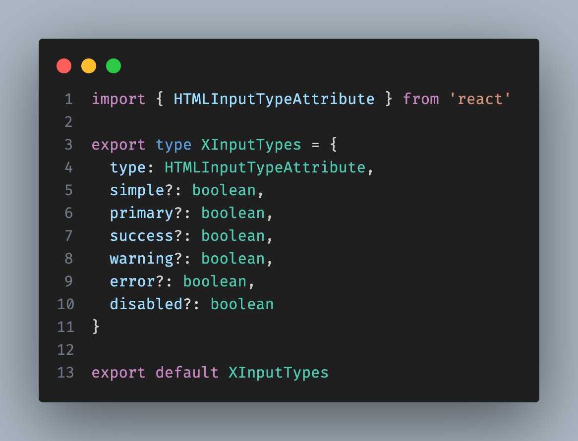 marcobrunodev's tweet image. Use o tipo HTMLInputTypeAttribute para a propriedade type dos seus inputs:
#TypeScript
