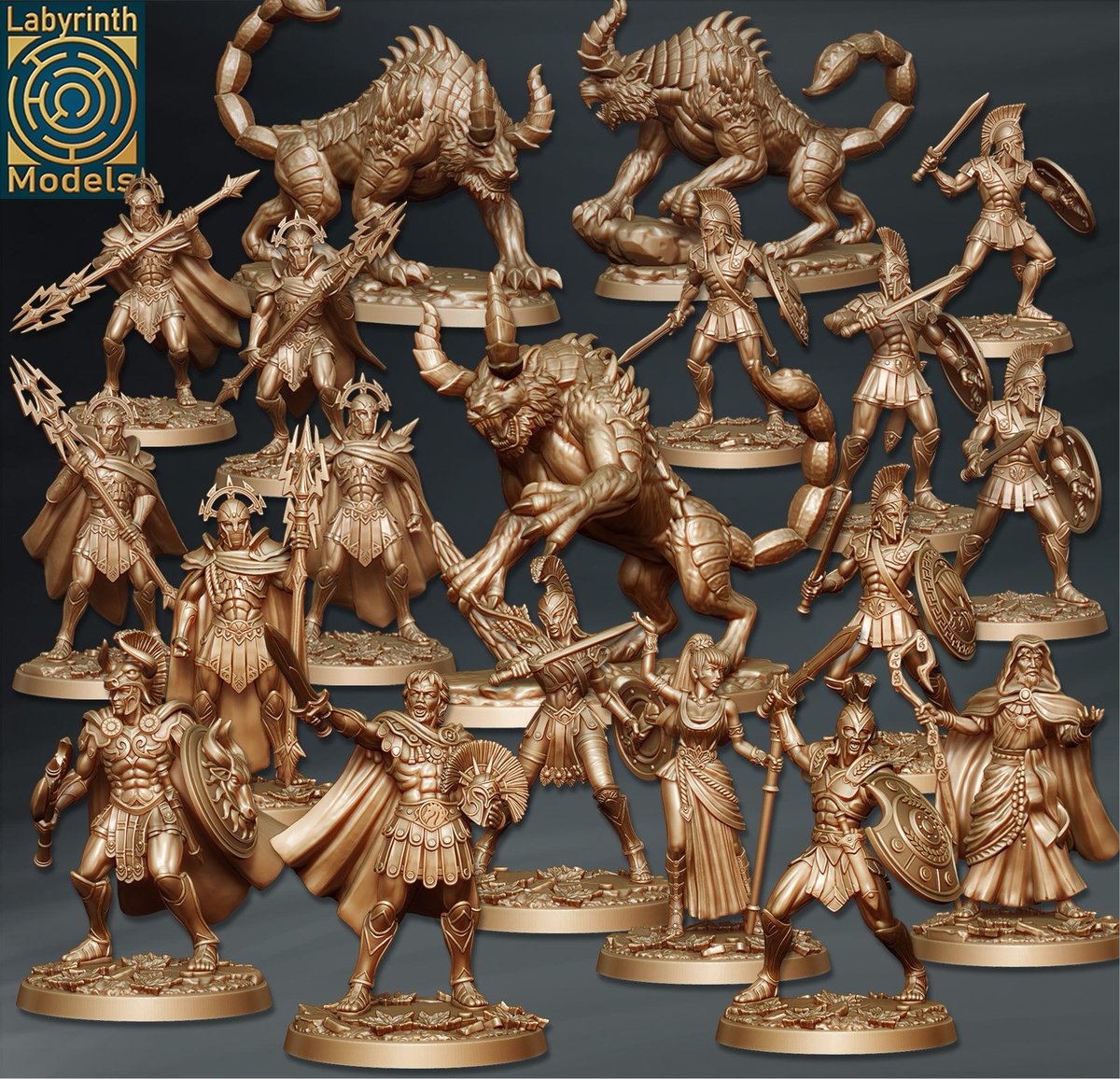 AnimaGamesUK's tweet photo. Olympians Volume 2 by @labyrinth_models available to order now from Anima Games https://t.co/3EaFHISeet #Olympian #Greek #Mythology #Zeus #Atlanta #Ulysses #Argonaut #Argonauts #Odysseus #theseus #Achilles #Manticore #Tabletop #RPG #Miniatures #TTRPG https://t.co/dwgfc0G5o4