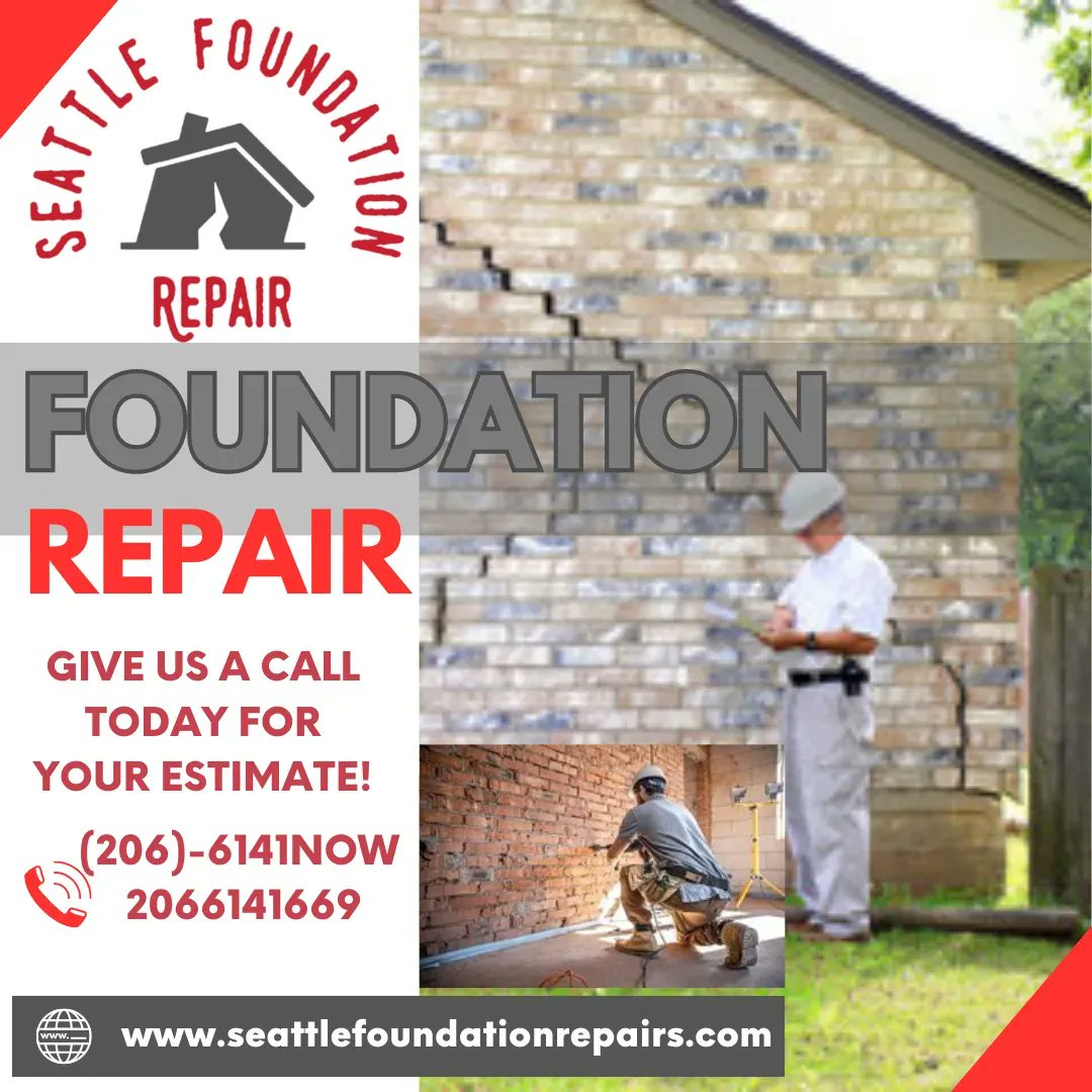 foundationSEAWA's tweet image. 🏡 If your home's foundation is in trouble, you may notice problems such as doors and windows that won't open, uneven floors, or walls that have cracks or bulges.
📱 Reach us at:
☎️ Phone: 206-6141NOW or 2066141669
🌐 Website:  seattlefoundationrepairs.com 

#FoundationIssues #HomeFIX