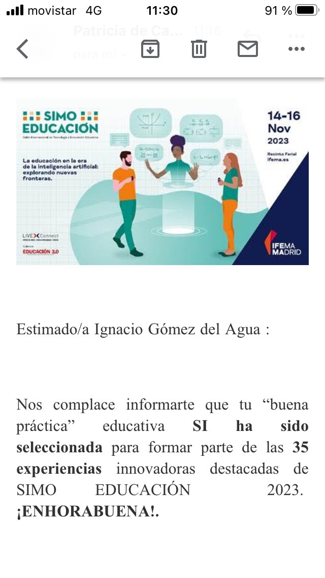 Mazapie_oficial's tweet photo. Estamos de enhorabuena 😊😊🎉🎉🎉Orgullo y emoción porque #Mazapie ha sido seleccionado entre las 35 mejores experiencias educativas de #simoedu 2023 #innovacion #edufis #familiaedufis @SIMOEDU_ https://t.co/KLs2C1Vc41