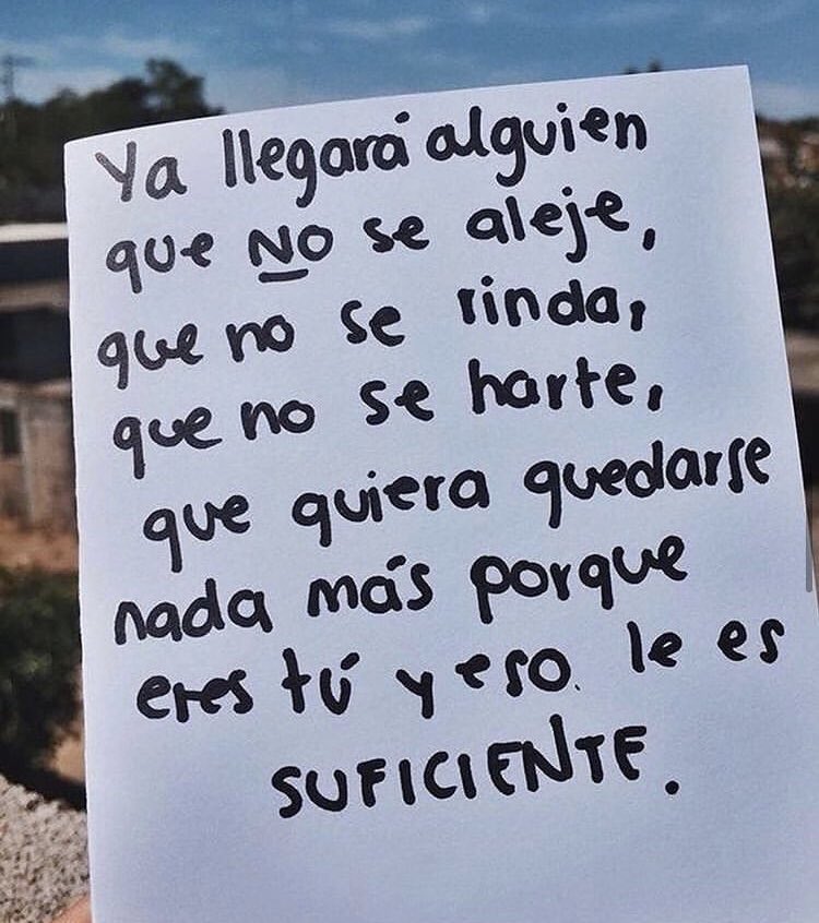 Ya llegará ✨