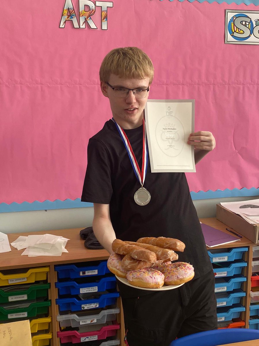 MeadowparkCP's tweet photo. Well done to Dylan who has completed the Silver stage of the Duke of Edinburgh award. First Meadowpark pupil to achieve it and can’t wait to get started on the GOLD. We are proud of you Dylan. #alwaysachieving ⁦@knoxacademy⁩ https://t.co/NKYd3l0voJ