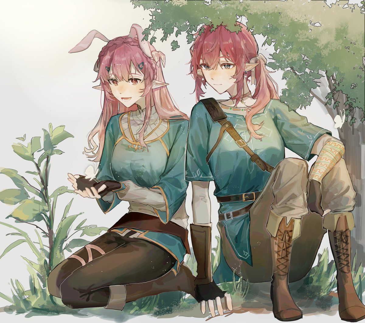 kimilenne's tweet photo. MinaMimi Zelink? More likely than you may think 🥮🐰✨🔥

Thank you so much @Minamatsuki for this beautiful art for my birthday!!

#KimilenneArt #minamatsukiart 
🎨 @._n__ff https://t.co/y9CNkDpaVV