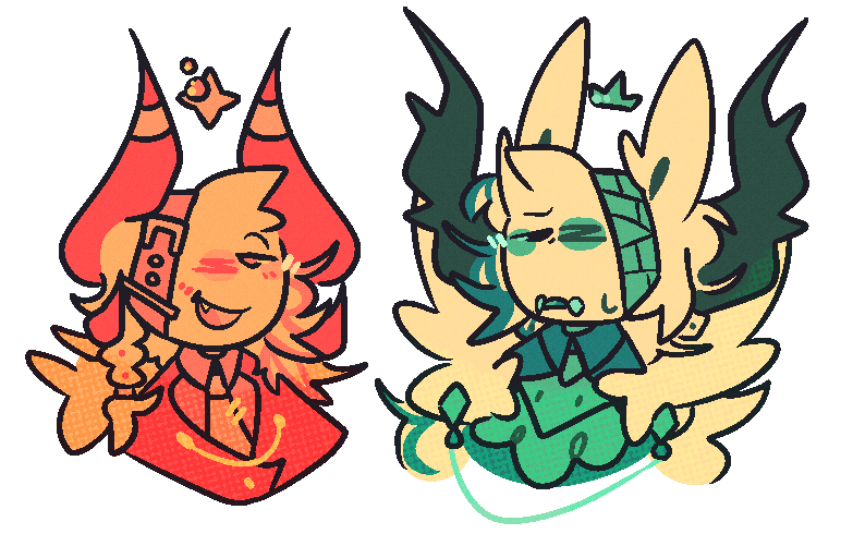 ikiruain's tweet photo. designs for these two dumbasses

#phighting #phightingart https://t.co/JhPvbLHoPv