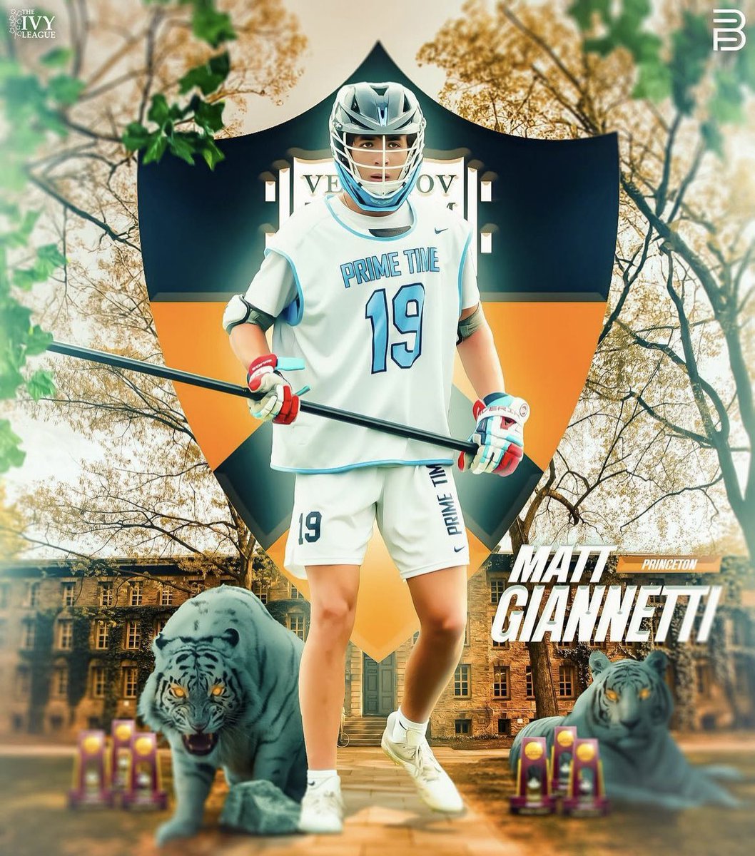tyxanders's tweet photo. One of the top LSM’s in the class is @TigerLacrosse-bound: @ILPreps’ No. 32 junior Matt Giannetti of @RyeLacrosse (N.Y.) and @PrimeTimeLax08. A disruptive 6’1, 175-pound playmaker, Giannetti has an excellent stick and motor, hunting down the ball and creating transition. https://t.co/bGzNrZs19L