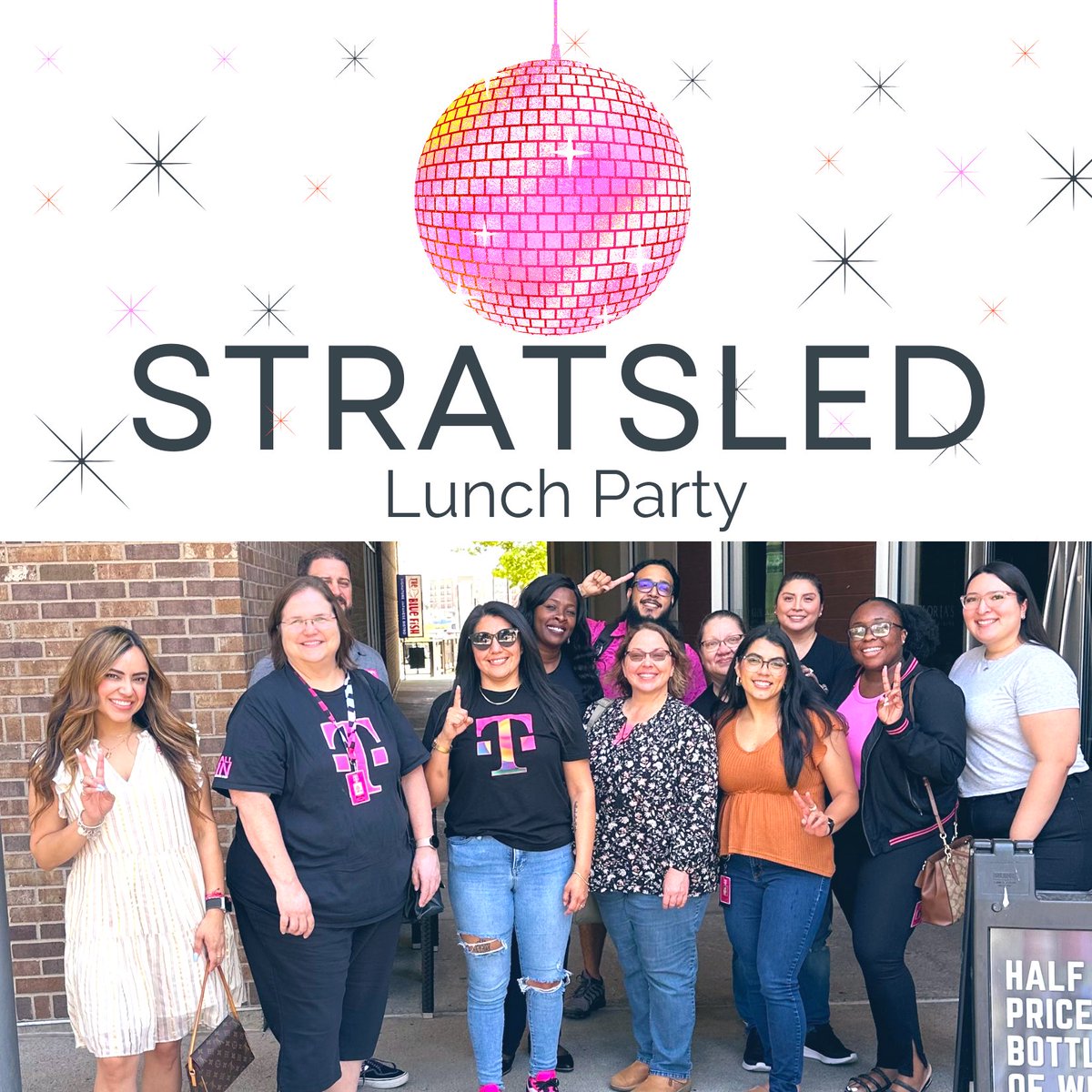 MsMarieDotCom's tweet photo. Had a blast celebrating the best of the BEST for June and July! 🥳👏 Happy to spend quality time with my Strategic SLED team! #BeStrategicSLED https://t.co/EVkao6b1Zu