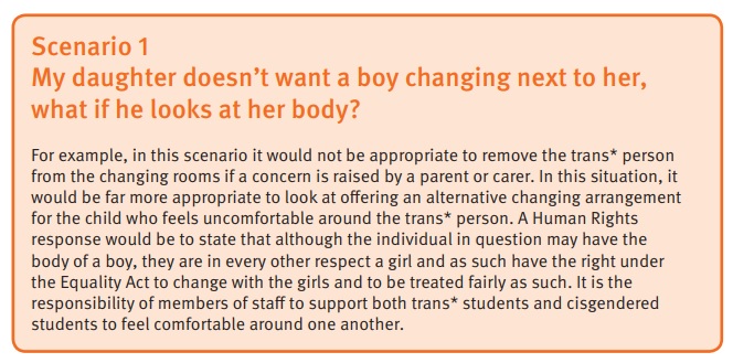 FanOfLaunch's tweet photo. @BeeGayDooCrimes No,.ai think you'll find it's our daughters who are being bullied.
Bullied by you.

Taken from the UK Trans Allsorts Toolkit placed in schools (and successfully removed by parents like me) : https://t.co/sviGP1ccBW