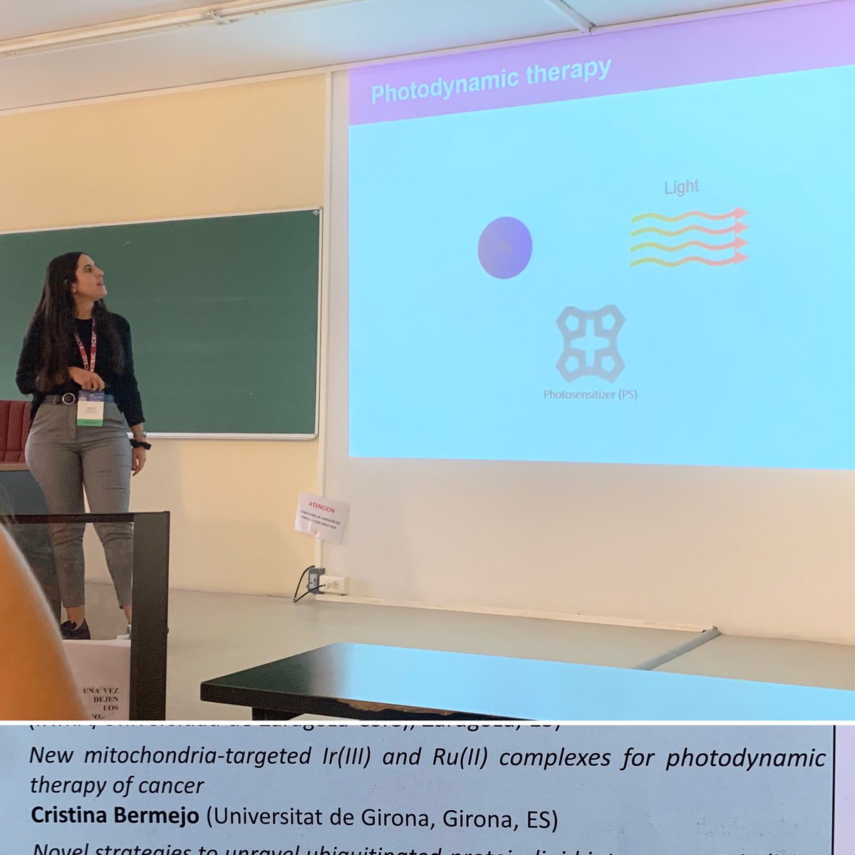 <a href="/Cristina_BC2/">Cristina Bermejo</a> has also had the opportunity of presenting her work in the flash talks 👏👏👏

#45congresosebbm