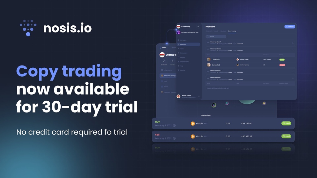 One trade, multiple opportunities. Experience the ease of #CopyTrading. 🚀 :  sign-up.nosis.io/nosis-fund-pla…