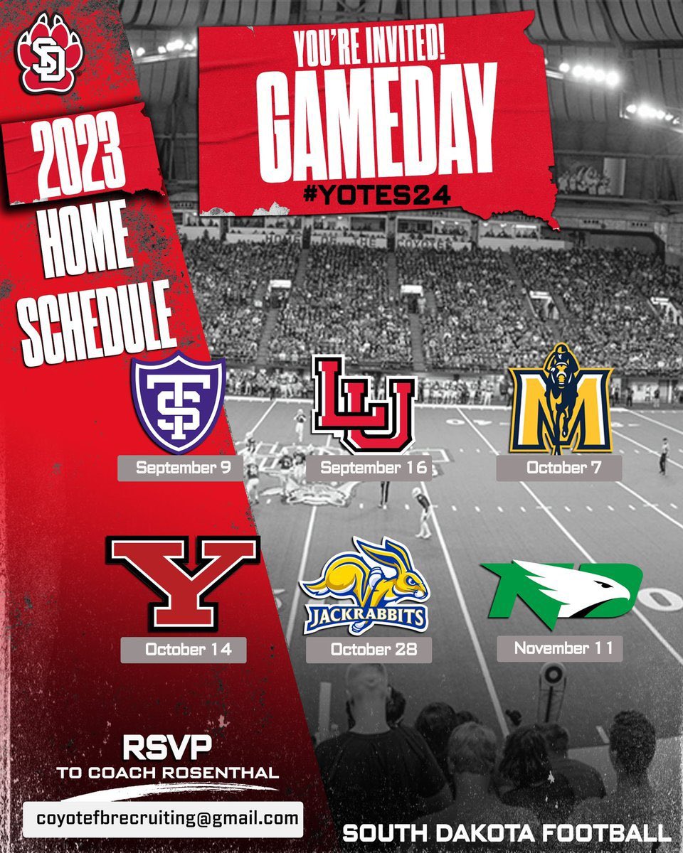 Thanks for the GAMEDAY visit <a href="/1CoachRosie/">Josh Rosenthal</a> <a href="/SDCoyotesFB/">South Dakota Football</a>