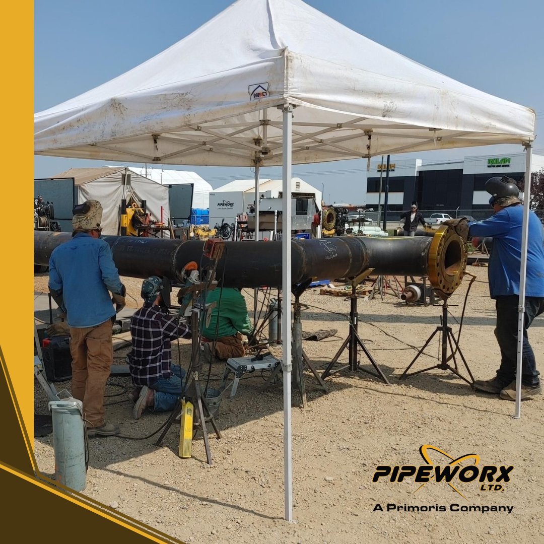 pipeworxca's tweet photo. Our clients' projects kept our fabrication team busy over the summer months, and this team's expertise plays an essential role in the quality workmanship we deliver project after project. https://t.co/r6fXSpfx0U