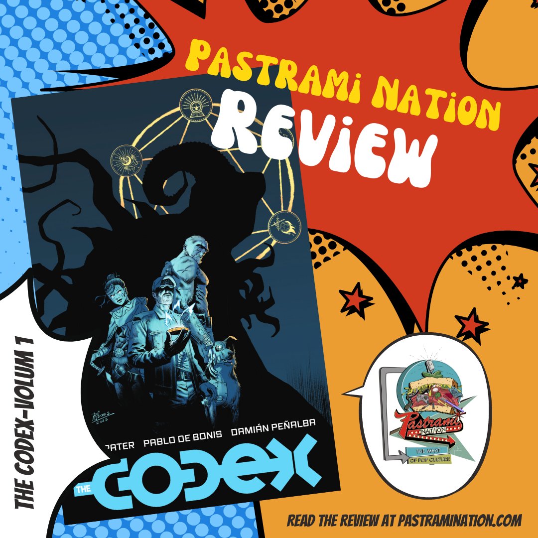 PastramiNation's tweet photo. Graphic Novel Review: The Codex  https://t.co/3NVf3L6kpE @hayburnerLLC @kickstarter #TheCodex #Kickstarter #LetsKickstartThis #comicbooks #indiecomics https://t.co/AbOUkydeqj