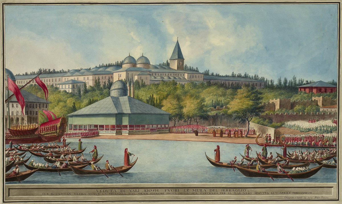 View of Yalı Kiosk, Topkapı Palace 
Luigi Mayer, 1788