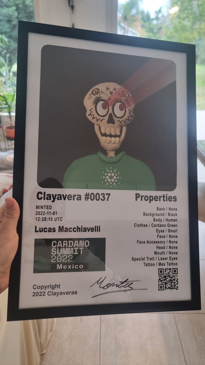 One of the coolest gifts I've got in Cardano so far 🎁🔥

<a href="/ClayaverasNFT/">Clayaveras ☠🌹</a>