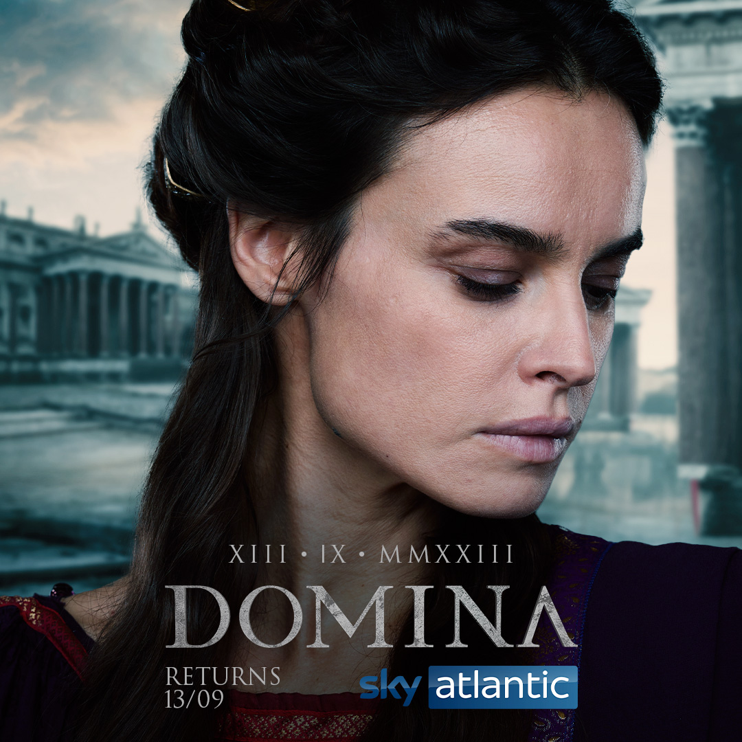 dominaseries's tweet image. In a world of betrayal and ambition, only the strong survive! 
On the ides of the month, Domina season 2 returns to our screens. 

Wednesday 13th September on Sky Atlantic and NOW.