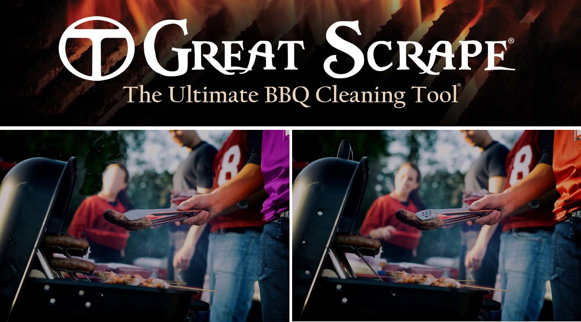 Great Scrape Woody Pro Grill Cleaner