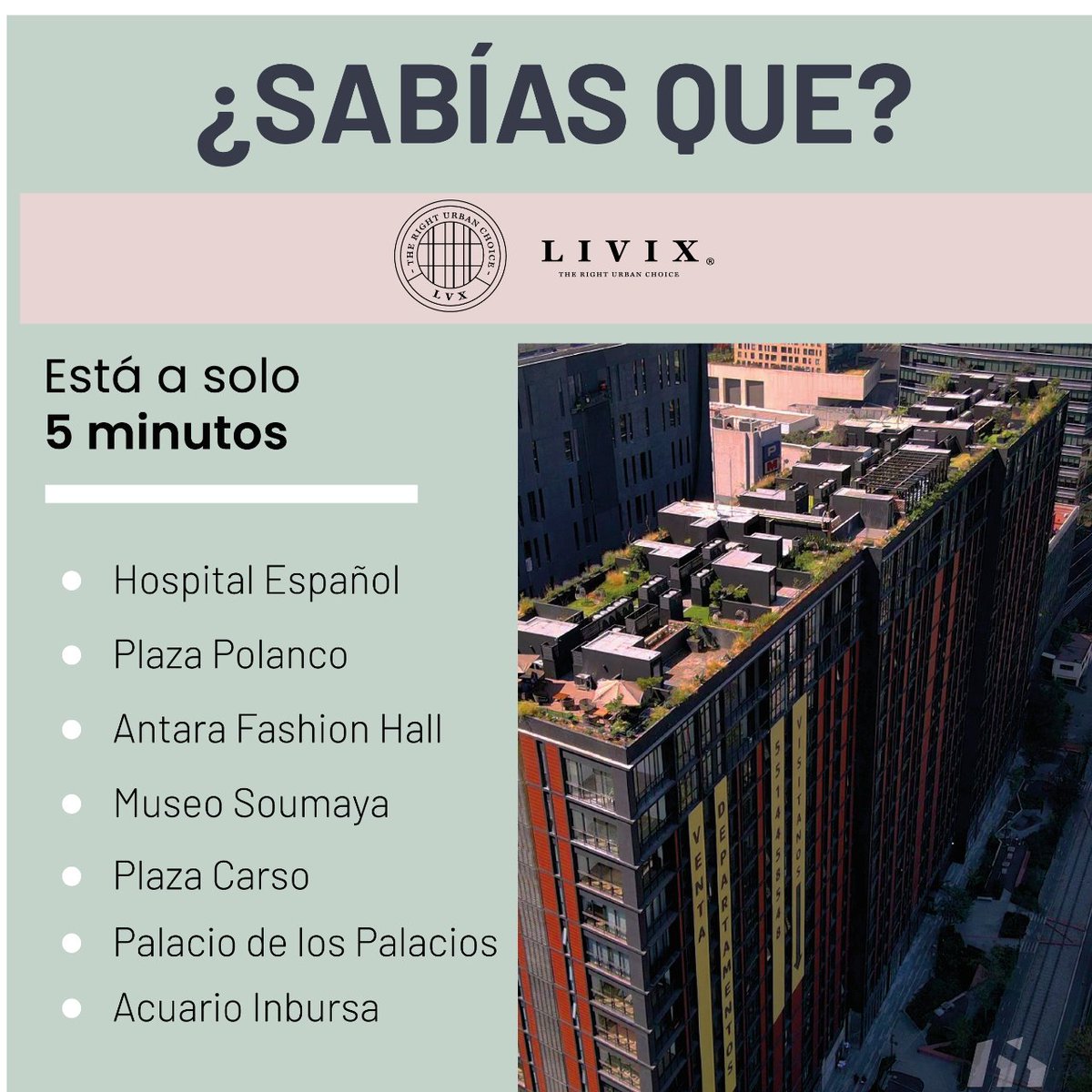 ¿Conoces nuestro desarrollo Livix y su gran ubicación?
¡Cuenta con las mejores amenidades y esta muy cerca de sitios de interés!
Solicita información envíanos Whatsapp al 5514458548
#inmueble #inmueblesenventa #inmueblesdelujo #departamentos #departamentosenventa #inversion