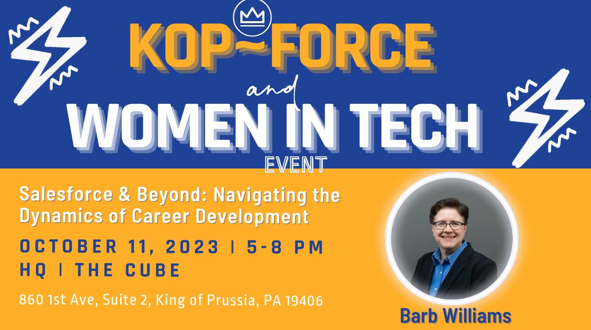 👋 Community Group Event Cohosted with our friends at Women in Tech Philadelphia! 

Come to our in-person event on October 11th at 5 pm. Don't forget to RSVP! 

RSVP 👉 ow.ly/iapY50PIwK7

#LetsSucceedTogether #TrailblazerCommunity #Trailblazer #FunTimes
