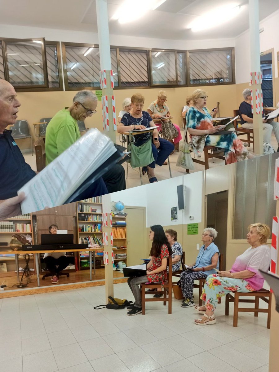 CoralEstelLleid's tweet photo. La nostra @CoralEstelLleid ha donat aquesta tarda, el tret de sortida al curs 2023/24 tot preparant la nostra actuació d'aquest diumenge on cantarem la Missa Major de l'Aplec de la Mare de Déu de #Butsenit. https://t.co/BvnWhnZr2y