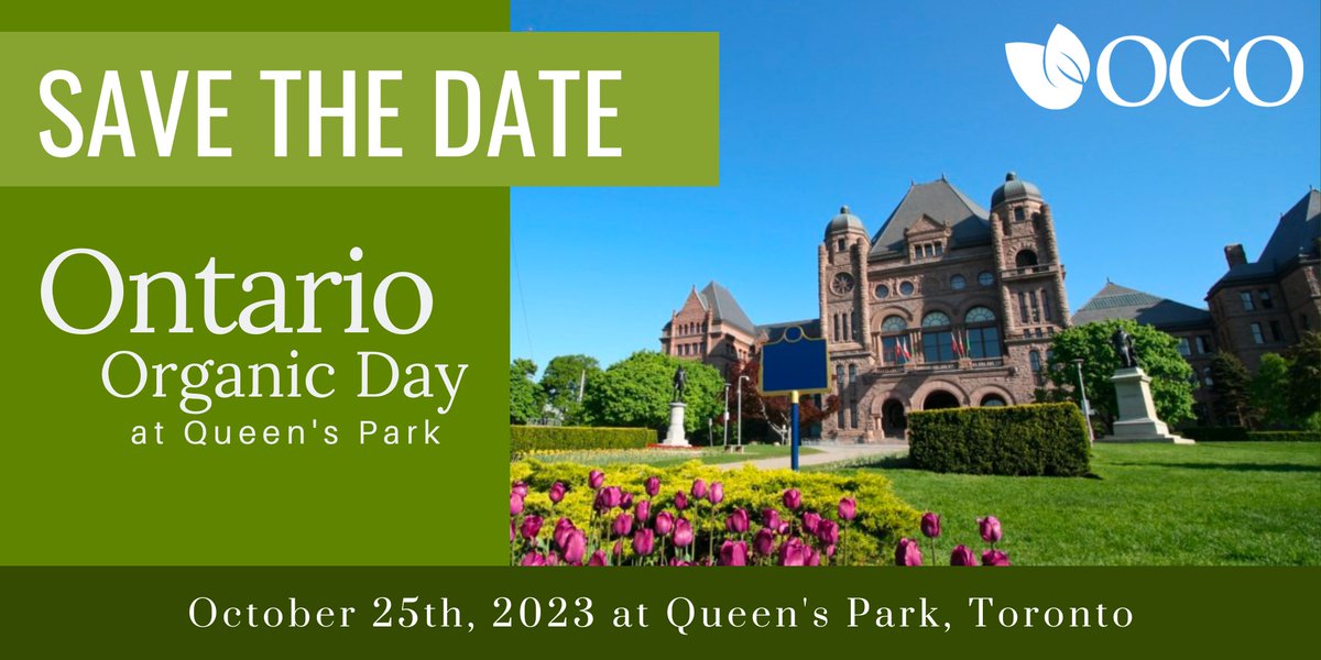 pfenningsfarm's tweet image. Save the date!  @orgcouncil is hosting #OntarioOrganic Day at Queen's Park Oct 25th!  Reps from different areas of the #Organic industry will be there talking to MPP's and OMAFRA about regulatory &amp;amp; business priorities important for ON organics. Be part of it!
#OntPoli