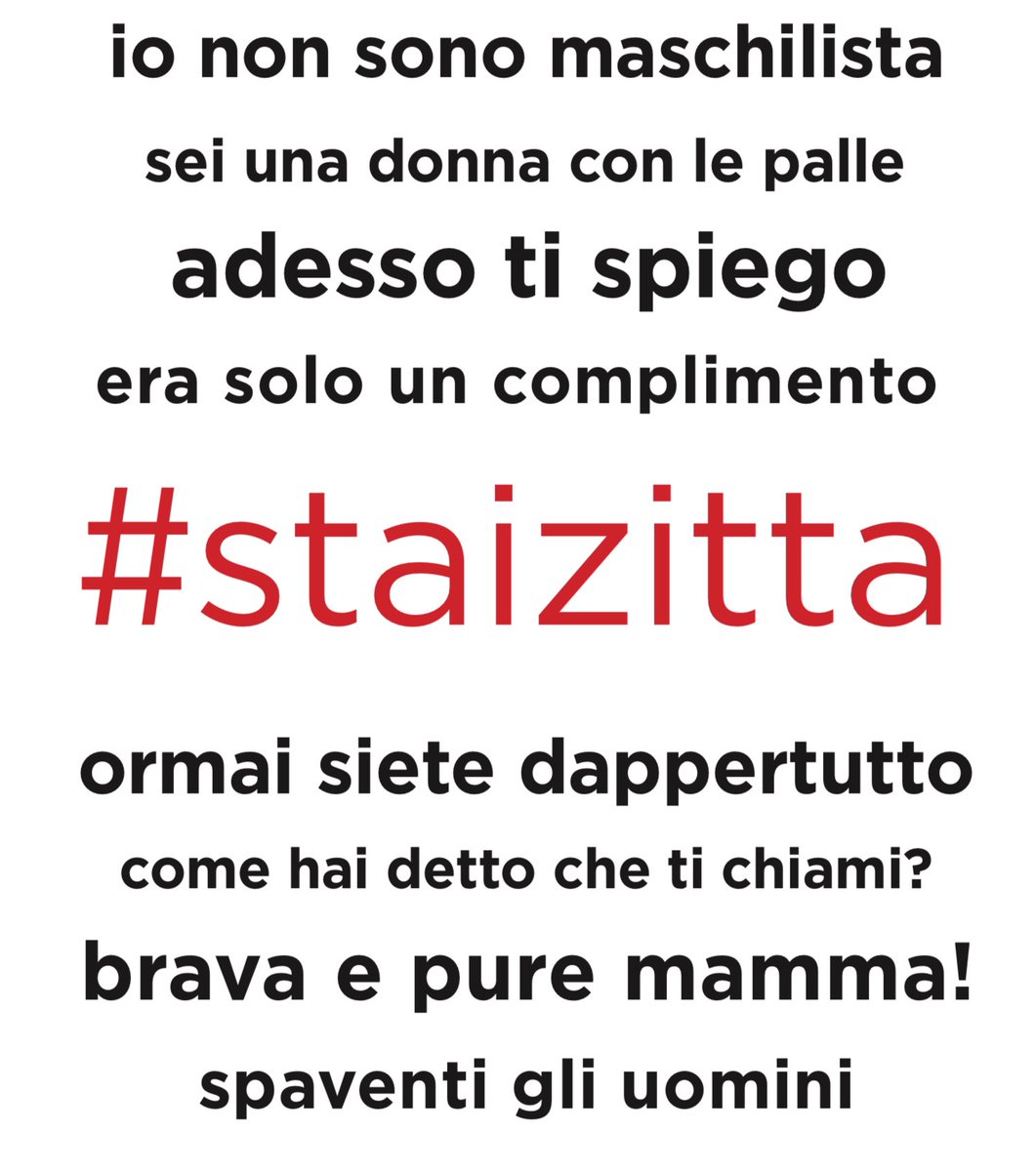 stai zitta.