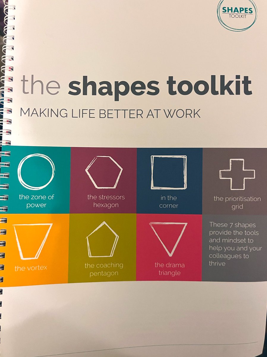 Absolutely refreshing and enlightening workshop today on the Shapes toolkit led by @DrRachelMorris. Attended with fellow trainees, funded locally by Trust. Would highly recommend to all specialties, totally not like the typical “well-being” or “developing resilience” workshops.