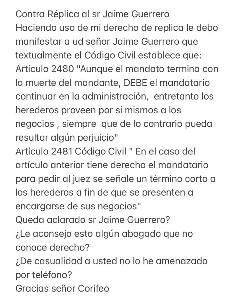 LicEnriqueGera1's tweet photo. @jaimeguerrero08 https://t.co/k8TSWtUaQB
