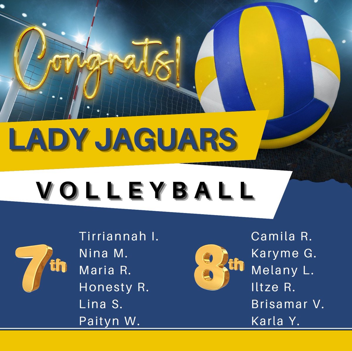 Congratulations to the 2023 Jaguar girls volleyball team! Jaguar PROUD! <a href="/JardineSTEM/">JardineJaguars</a> <a href="/wichita/">Wichita</a>