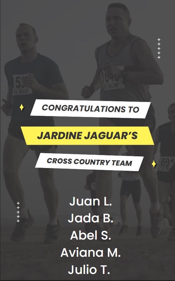 Congratulations to our 2023 XC team! Jaguar PROUD! <a href="/JardineSTEM/">JardineJaguars</a> <a href="/wichit/">Wichit Saiklao</a>