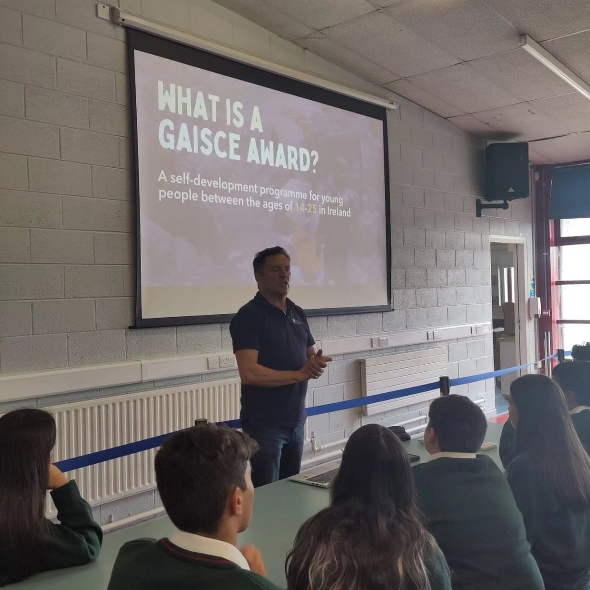 Scoil Ruáin (@scoilruain) on Twitter photo Today, our TY students were treated to an inspirational and informative talk from Stephen Peers on how students can earn their Gaisce Bronze Award. Good luck to all our students on their Gaisce journey. #gaisceaward
#gaiscebronze <a href="/tipperaryetb/">Tipperary Education and Training Board</a> #corevalues Today, our TY students were treated to an inspirational and informative talk from Stephen Peers on how students can earn their Gaisce Bronze Award. Good luck to all our students on their Gaisce journey. #gaisceaward
#gaiscebronze <a href="/tipperaryetb/">Tipperary Education and Training Board</a> #corevalues